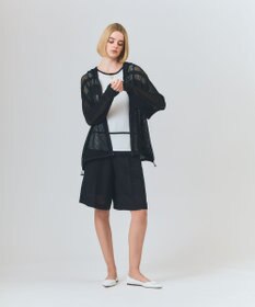 GRACE CONTINENTAL リネンライクシアーパンツ