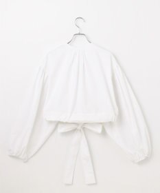 #Newans ウエストリボンショートブラウス