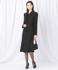 自由区 FORMAL 【前開きワンピース】ネルファータリンググログラン ジャケット+ワンピース