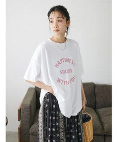 CRAFT STANDARD BOUTIQUE シルケット天竺　ロゴＰＴ裾ラウンドチュニックＳ／Ｓ