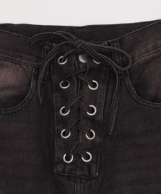 WEGO レースアップデニムパンツ