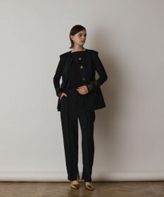 GRACE CONTINENTAL インサイドスリットスリムパンツ