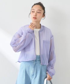 earth music&ecology シアーシャツブルゾン