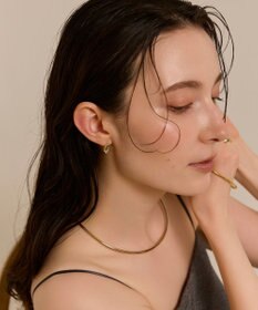 Phoebe 〈金属アレルギー対応〉パフメタルピアス　ゴールド/ニッケルフリー