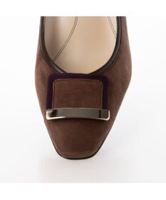 Riz raffinee <Riz raffinee>スクエアトゥメタルバックルパンプス