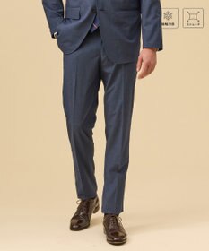 J.PRESS MEN 【セットアップ対応 / ストレッチ性 / 接触冷感 / 洗える】ニューコンセプトウール サマースラックス ネイビー系8