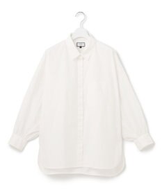 J.PRESS YORK STREET 【WOMEN】コットンタイプライター バックドレープブラウス