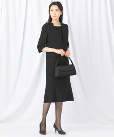 自由区 FORMAL 【前開きワンピース】ネルファータリンググログラン ジャケット+ワンピース