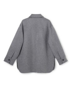 BEIGE， 【WEB限定】PAYSON / ウールリバーオーバーサイズステンカラーコート