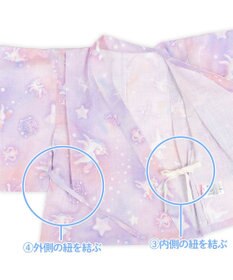 Mother garden 2025 マザーガーデン ユニコーン 2Way 浴衣  《ミルキーウェイ》　110/120/130/140