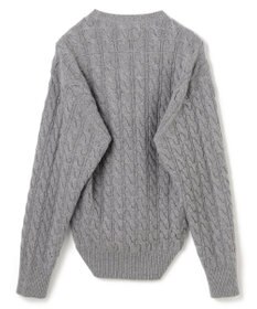 BEIGE， 【洗える】SEDONA / ウールカシミヤケーブルニット