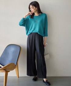 ANY ラメガーターニット