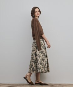 GRACE CONTINENTAL アニマルジャガードスカート