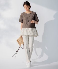 自由区 【ご好評につき新色追加・接触冷感・UVカット・吸水速乾・洗える・XXSサイズあり】シェルタリングドライオックス テーパードパンツ