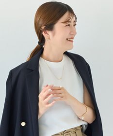 Phoebe <オンワード限定セット>スライヴパールネックレス×フロウラインメタルブレスレット