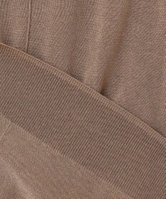 ICB 【洗える】 ウールアセテートハイゲージ ハイネックプルオーバー