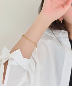 Phoebe <オンワード限定セット>スライヴパールネックレス×フロウラインメタルブレスレット