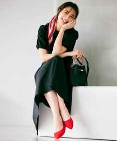 23区 バンブーハンドルミニショルダーバッグ