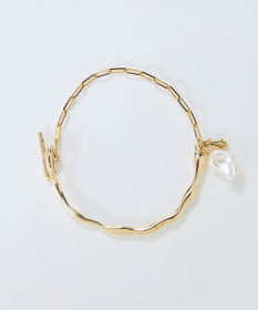 Phoebe <オンワード限定セット>スライヴパールネックレス×フロウラインメタルブレスレット