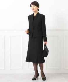 自由区 FORMAL 【前開きワンピース】ネルファータリンググログラン ジャケット+ワンピース