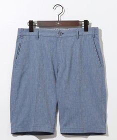 JOSEPH ABBOUD 【ウエストも伸びる/清涼/ストレッチ】ストレッチリネンシャンブレーショートパンツ