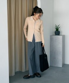 earth music&ecology 【2WAY】ウエストタブタックパンツ