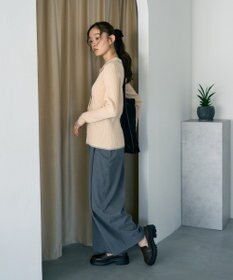 earth music&ecology 【2WAY】ウエストタブタックパンツ