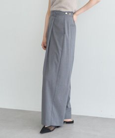 earth music&ecology 【2WAY】ウエストタブタックパンツ