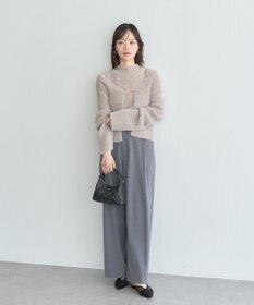 earth music&ecology 【2WAY】ウエストタブタックパンツ