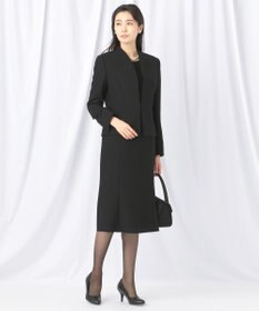 自由区 FORMAL 【前開きワンピース】ネルファータリンググログラン ジャケット+ワンピース