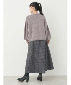 earth music&ecology チェックフレアスカート