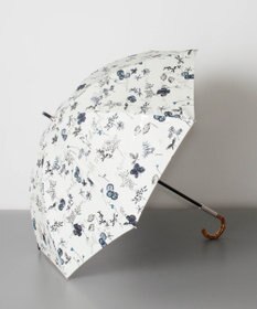 AURORA JILL STUART ジル スチュアート 晴雨兼用一段スライド傘 (ボタニカル柄)