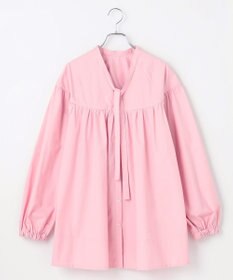 #Newans 【アイロンいらず】バストカットギャザーブラウス