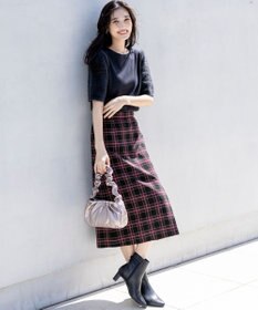 ANY SIS L 【洗える】シャギースリーブ ニット