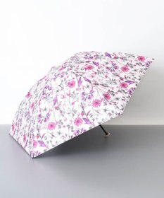 AURORA JILL STUART（ジル スチュアート）ボタニカル押し花オールシーズン傘（折りたたみ・ミニ傘）