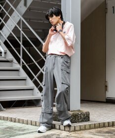 WEGO マルチポケットワイドカーゴパンツ