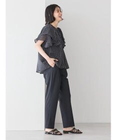 AMERICAN HOLIC 接触冷感シアーフリルブラウス