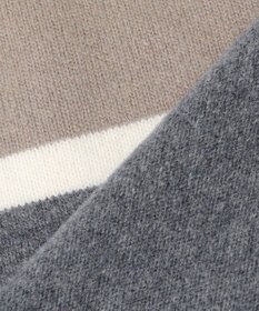 自由区 ウールカシミヤブレンドハイネック ニット