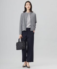 J.PRESS LADIES 【洗える】ANASTASIA milled セミワイド パンツ