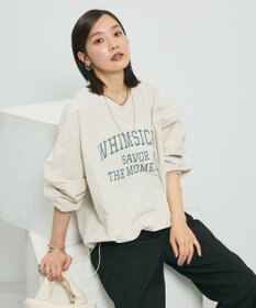 Green Parks ナイロンロゴＶネックプルオーバー