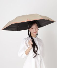 MOONBAT 【 遮光率100％/遮熱/UV/軽量】POLO RALPH LAUREN（ポロ ラルフローレン）晴雨兼用日傘 ワンポイント ポロポニー バイカラー  折りたたみ傘