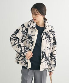 Green Parks リバーシブルプリント柄ボアブルゾン