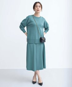 組曲 【WEB限定カラーあり】MINA バックリボンニットプルオーバー