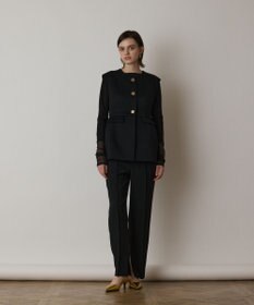 GRACE CONTINENTAL ダンボールニットジレジャケット