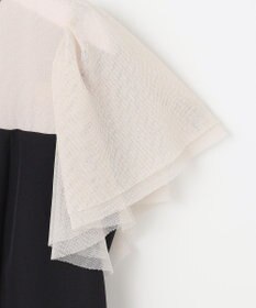 ANY SIS フリルスリーブペンシル ドレス