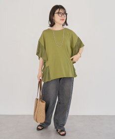 Green Parks ・ＥＬＥＮＣＡＲＥ　ＤＵＥ　デニムバレルレッグパン