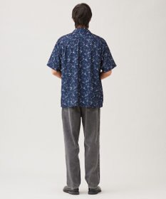 UNFILO MENS ボタニカルプリント オープンカラーシャツ【ギフトにもおすすめ】