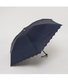 UNBILLION カシュネ cachenez / 【晴雨兼用】【日傘】UV カット率99％以上 PU軽量フラワー刺繍ミニ折りたたみ傘