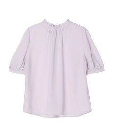 earth music&ecology ２ｗａｙスタンドフリル半袖ブラウス