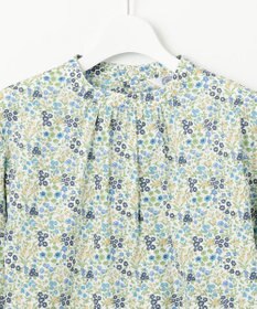 J.PRESS LADIES L 【洗える】Liberty Lilibet＆Hannah Rose スタンドカラー ブラウス